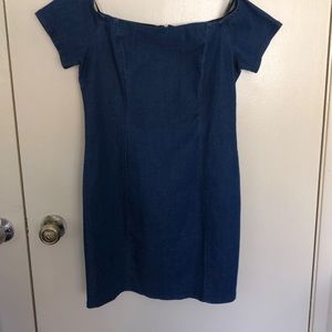 🥳✨SOLD✨🥳  Blue Jean Zipper Dress